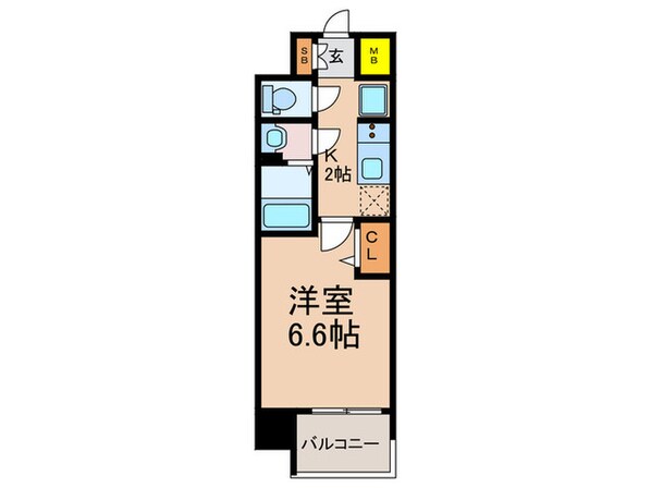 ｱﾄﾞﾊﾞﾝｽ大阪ｳﾞｪﾝﾃｨ（301）の物件間取画像